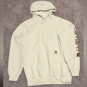 Carhartt Men's Cream Hoodie